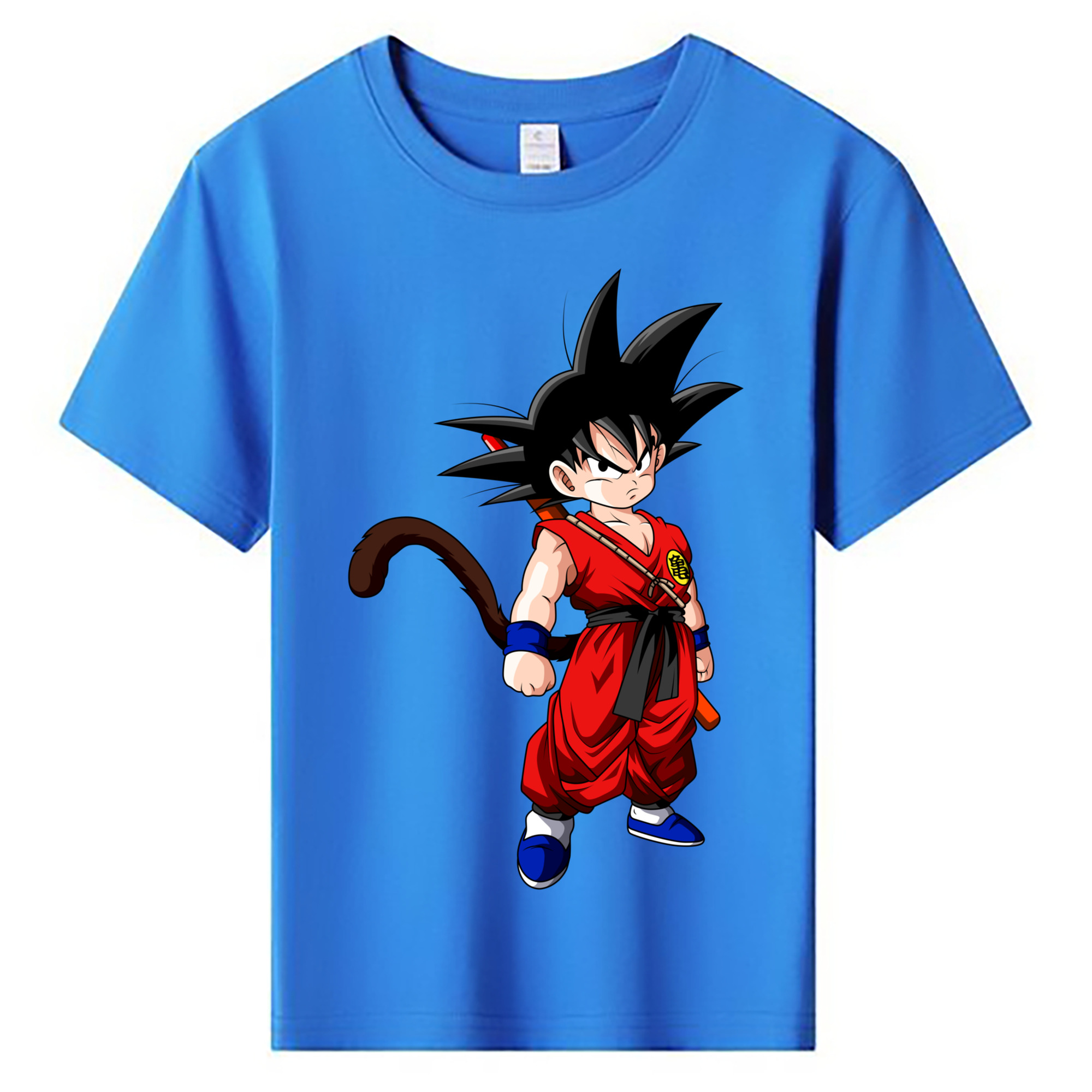 （画像用） ドラゴンボール 孫悟空（そん ごくう）Son Goku カカロット DRAGON BALL Kakarotto 綿100％キッズTシャツ（フロントプリント）
